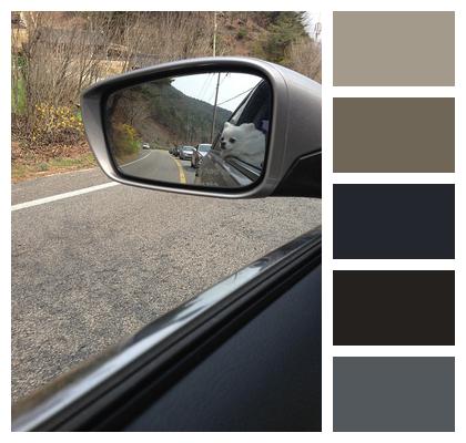 Car Rear View Mirror Mirror Image